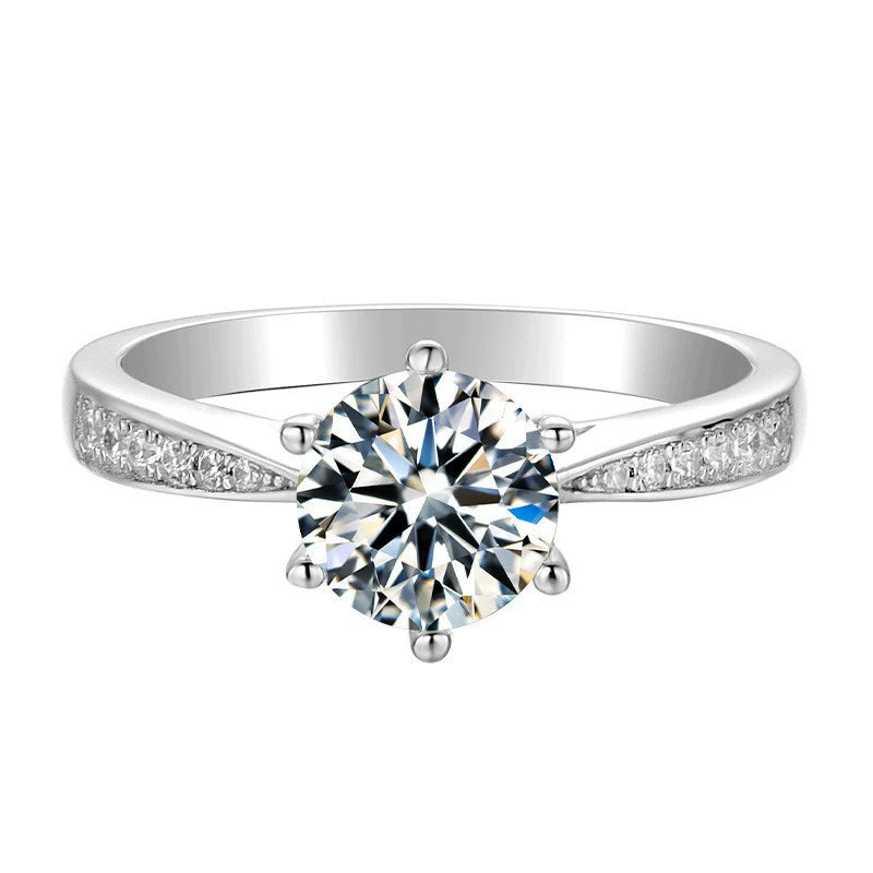 Anillos de Moissanita para Pareja en Plata 925