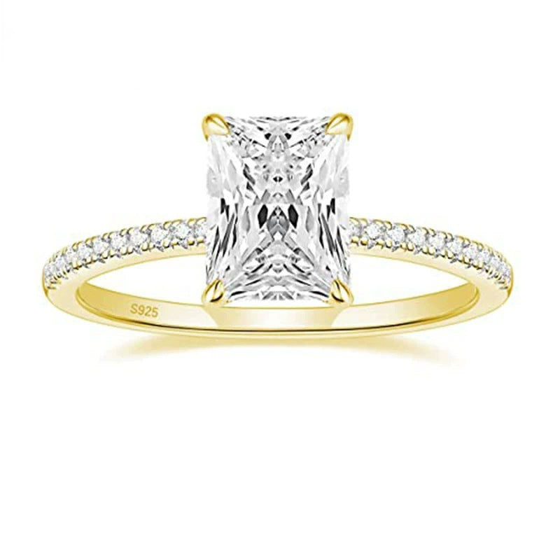 Anillo de Lujo Mujer – Plata 925 con Circonia 3ct