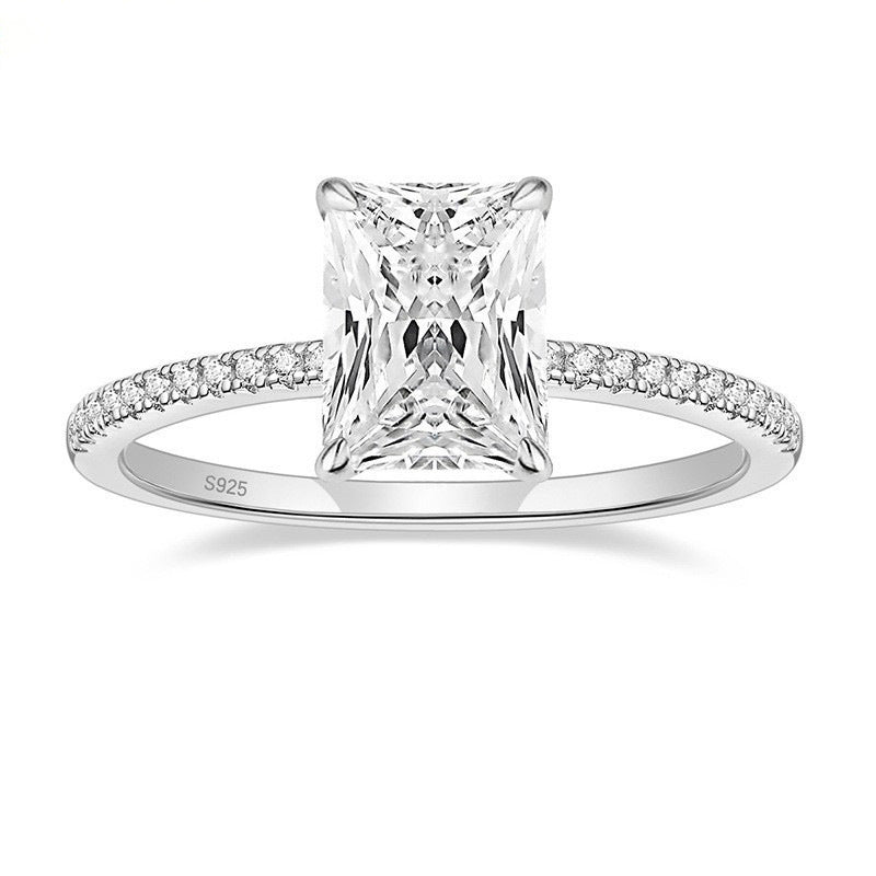 Anillo de Lujo Mujer – Plata 925 con Circonia 3ct