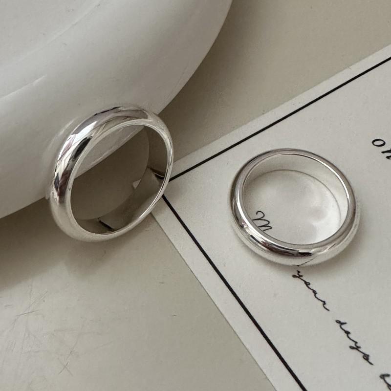 Anillo Clásico de Plata 925 Acabado Pulido