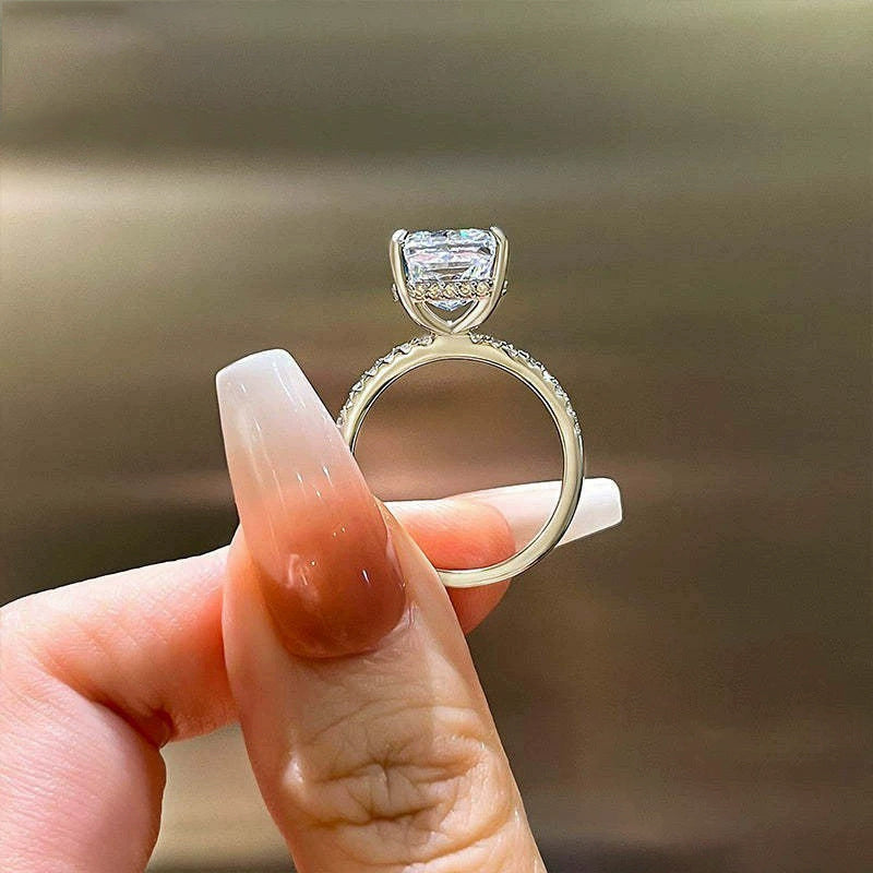 Anillo de Lujo Mujer – Plata 925 con Circonia 3ct