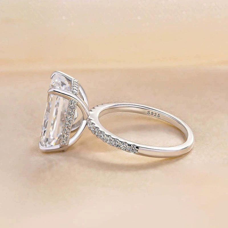 Anillo de Lujo Mujer – Plata 925 con Circonia 3ct