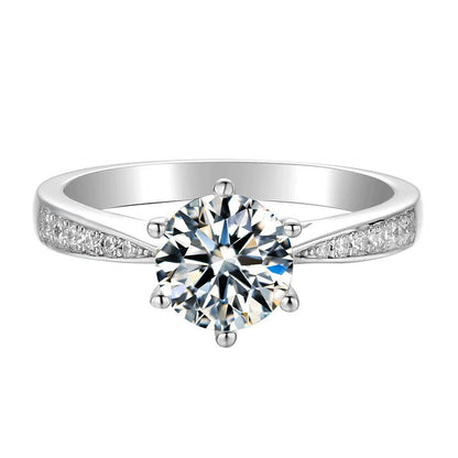 Anillos de Moissanita para Pareja en Plata 925
