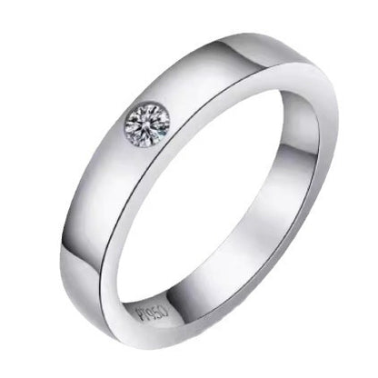 Anillos de Moissanita para Pareja en Plata 925