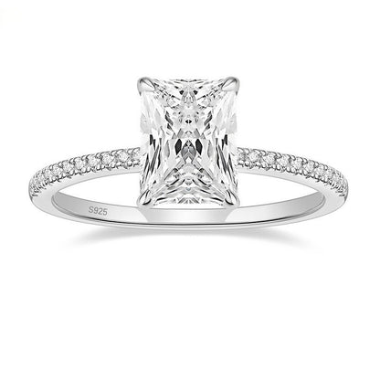 Anillo de Lujo Mujer – Plata 925 con Circonia 3ct